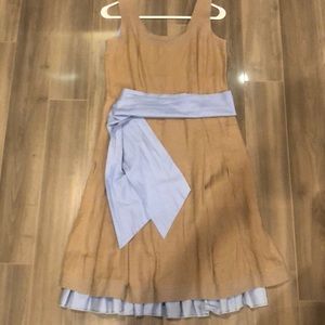 Max & Co. two-tone linen summer dress.